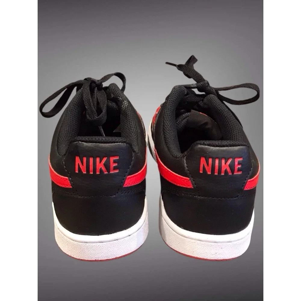 Nike Court Vision Next Nature Low Red and Black Sz 10‎ EUC